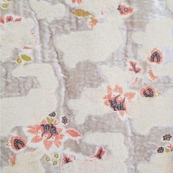 By Anthropologie Velvet floral kimono jacket - Picture 3 of 9